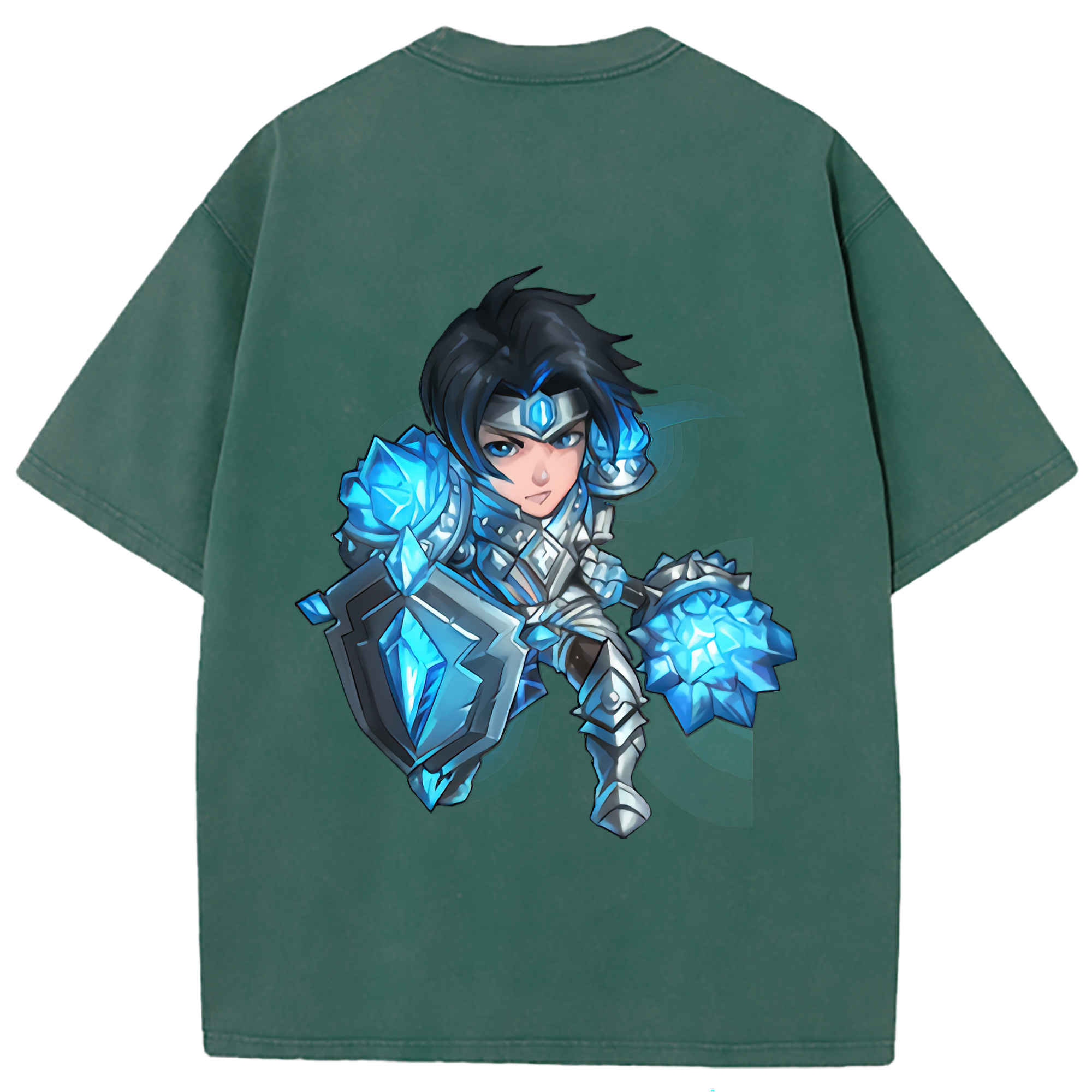 （画像用） リーグ・オブ・レジェンド League of Legends LOL 綿100% ヴィンテージ風 半袖Tシャツ（背面プリント）